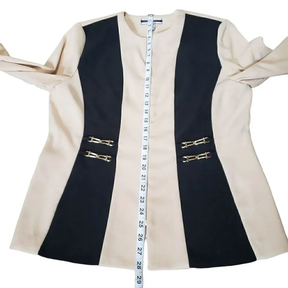 AMANDA SMITH Colorblock Coat Size 14 - Picture 12 of 15